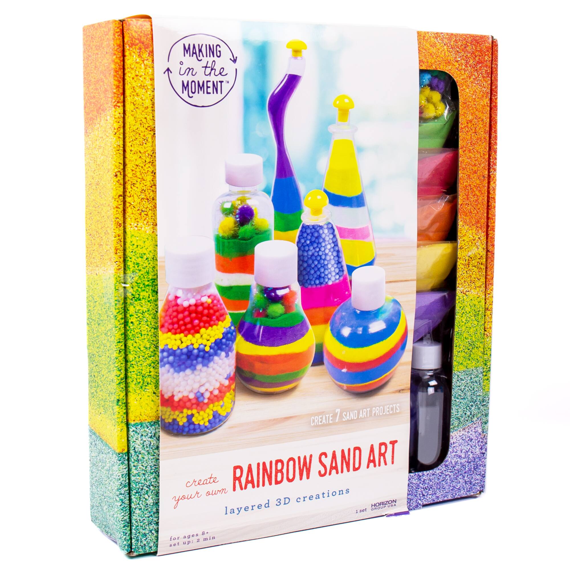 Making in the Moment® Create Your Own Rainbow Sand Art